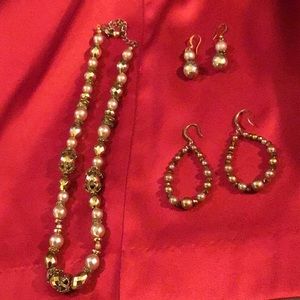 Earrings Necklace Set